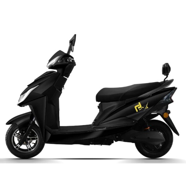 EOX E2 Low Speed Electric Scooter Non RTO with 60-80Km Range, Black Portable Lithium Battery & Charger - Image 3