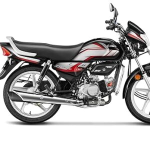 Hero HF Deluxe (Drum) (Self Start) Bike Sports Red Black Booking for Ex-Showroom Price