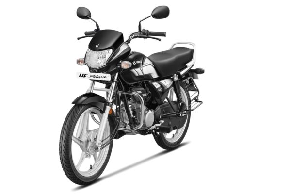 Hero HF Deluxe (Drum) (Self Start) Bike Black Grey Stripe Booking for Ex-Showroom Price - Image 5