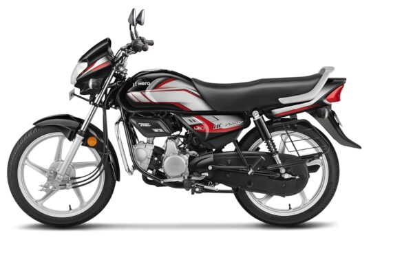 Hero Hf Deluxe 24 BS6 Bike (DRS CS FI) Black-Red Stripe Booking For Ex-Showroom Price - Image 2