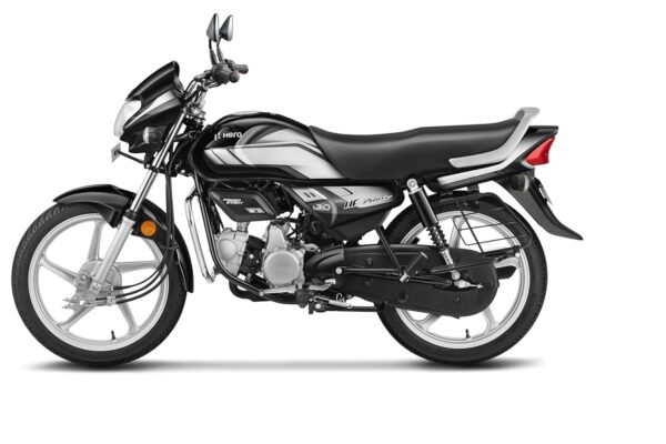 Hero HF Deluxe (i3S with Self Start) Bike Black Grey Stripe Booking for Ex-Showroom Price - Image 2
